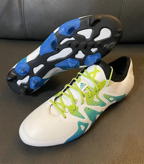 adidas x 15 sl fg weiss blau|adidas X15+ SL .